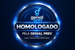 Selo Homologado pela Genial Prev para a rotina previdenciária